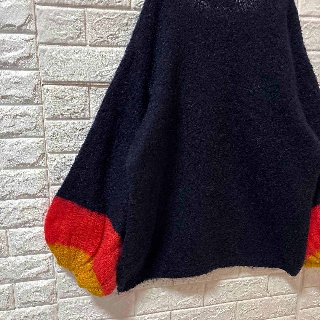 KiiRA キーラ バルーンスリーブ モヘヤ ミックス ニット フリーサイズ