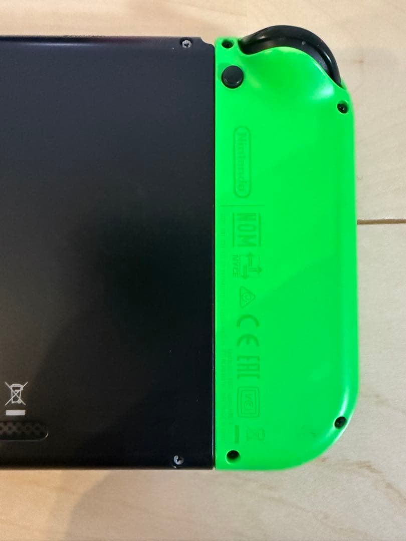 NintendoSwitch 緑/ピンク Joy-Con スイッチ 本体 付属品