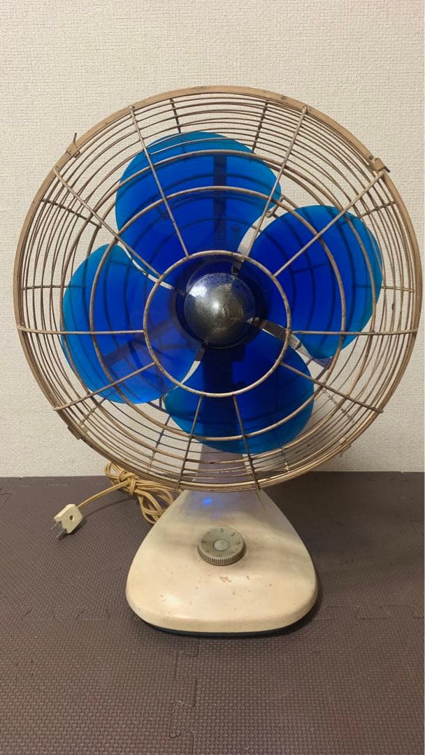 TOSHIBA 名称 きくら草 昭和レトロ アンティーク 扇風機