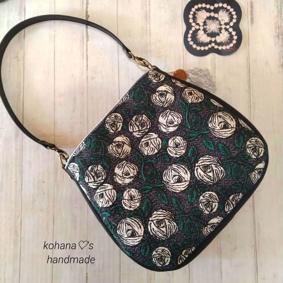 ❀新色❀ハンドメイドஐ..ラウンドショルダーバッグ∂бミナペルホネン⚮̈