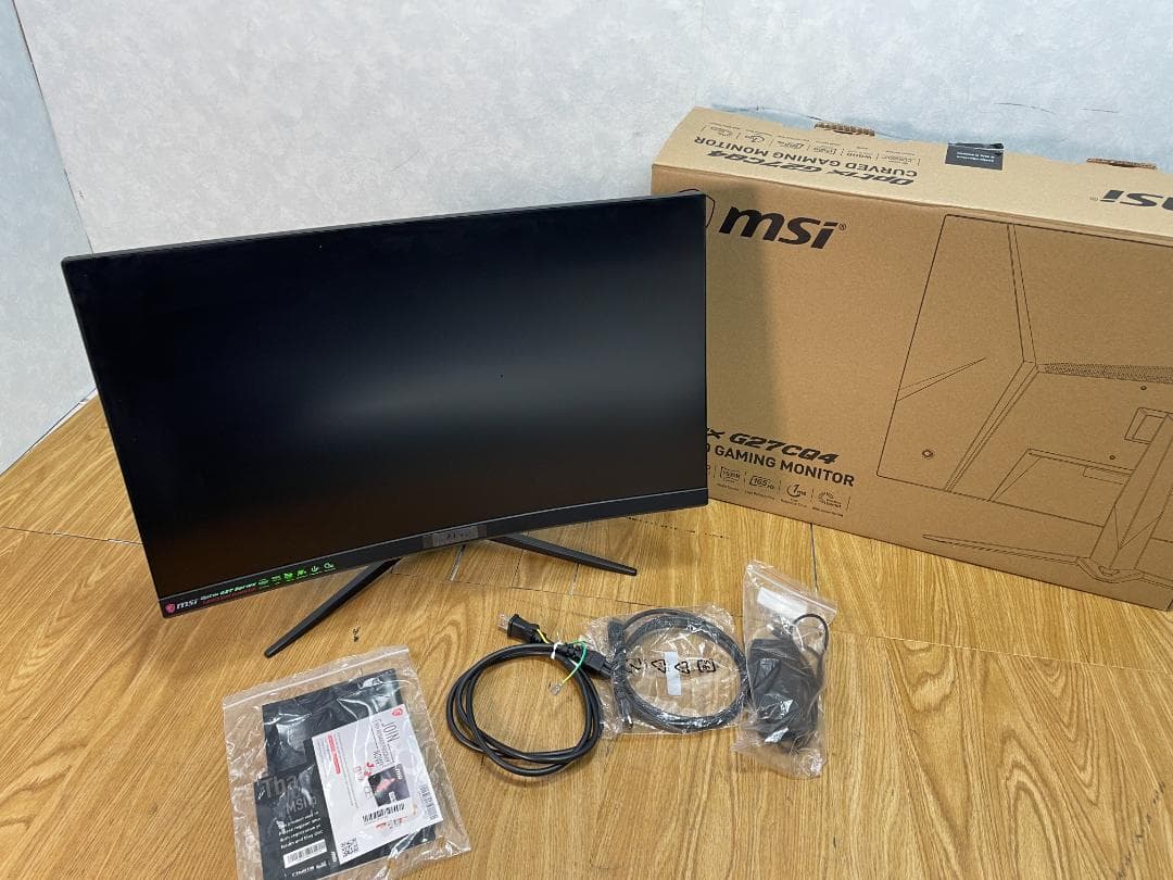 Y♢570 MSI ゲーミングモニター OPTIX G27CQ4　美品！