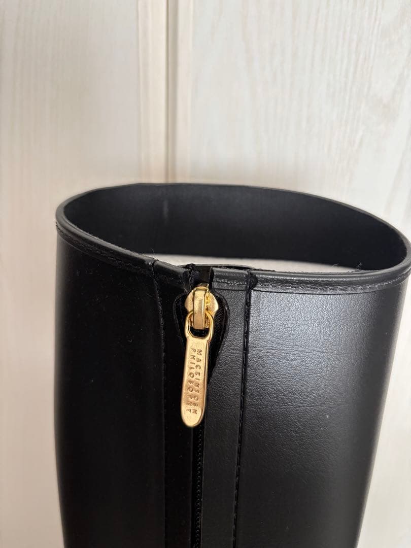 マッキントッシュ　ブラックロングブーツ Sサイズ