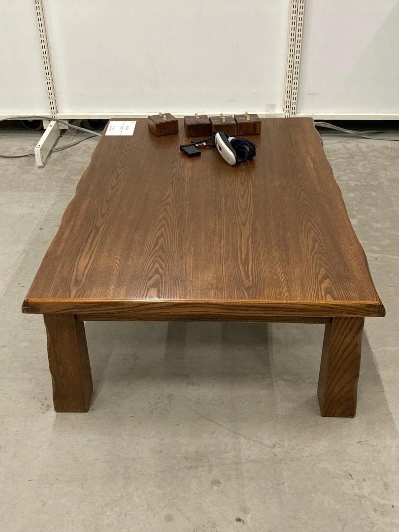 協立工芸 家具調コタツ 禅木製 長方形 こたつ 電源プラグ付き