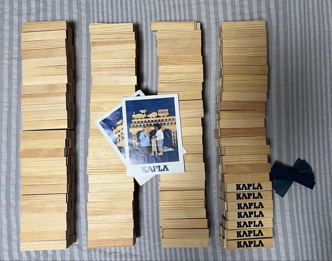 KAPLA 木製ブロック 1000個➕５個入り
