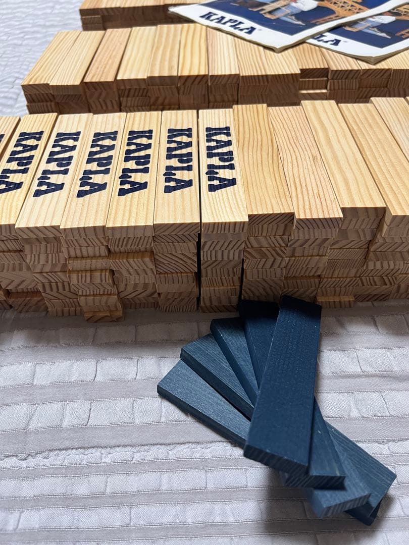 KAPLA 木製ブロック 1000個➕５個入り