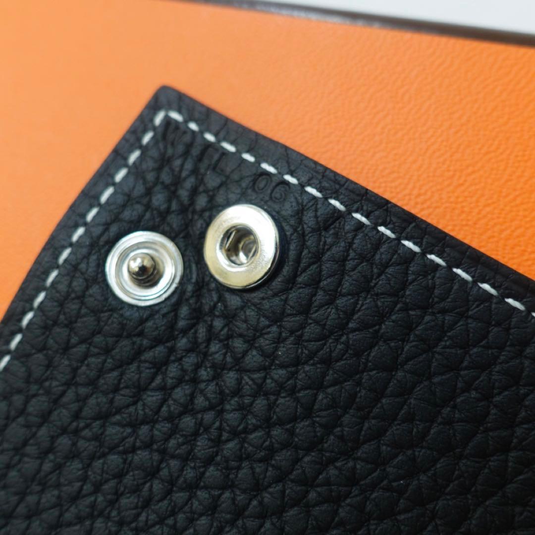 【2024年製造】エルメス　ヴィドポッシュ　W刻印　ミニ　トレイ　ブラック　小物