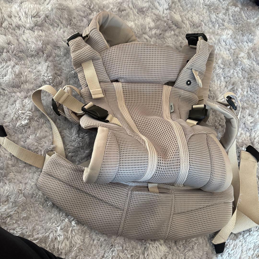 Aprica ラクリス 抱っこ紐 ベージュ