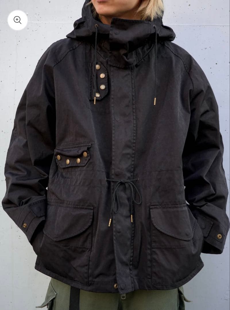  Navy Parka - BLACK DAN ハズム