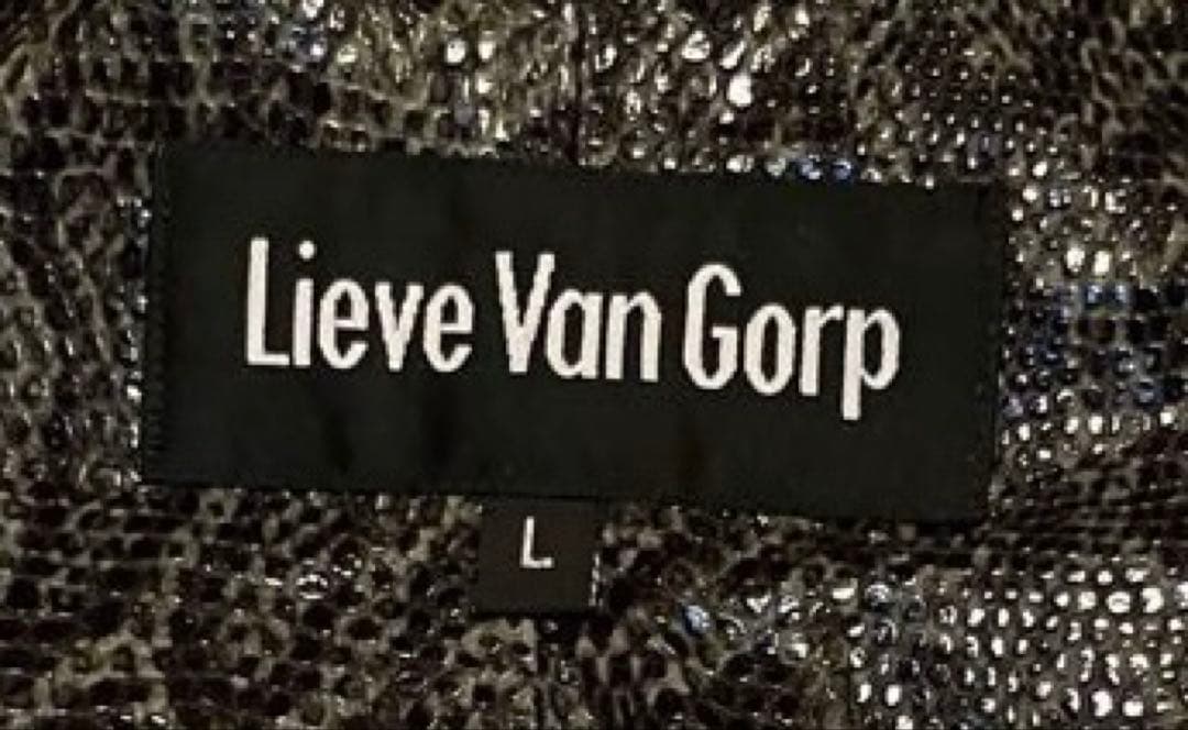Lieve Van Gorp デッドストック90s蛇革ネックウォーマー希少美品