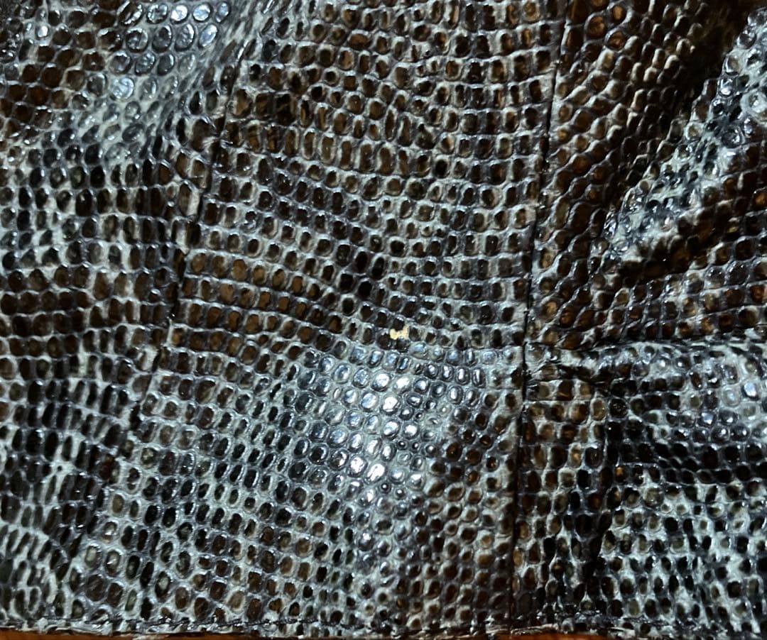 Lieve Van Gorp デッドストック90s蛇革ネックウォーマー希少美品