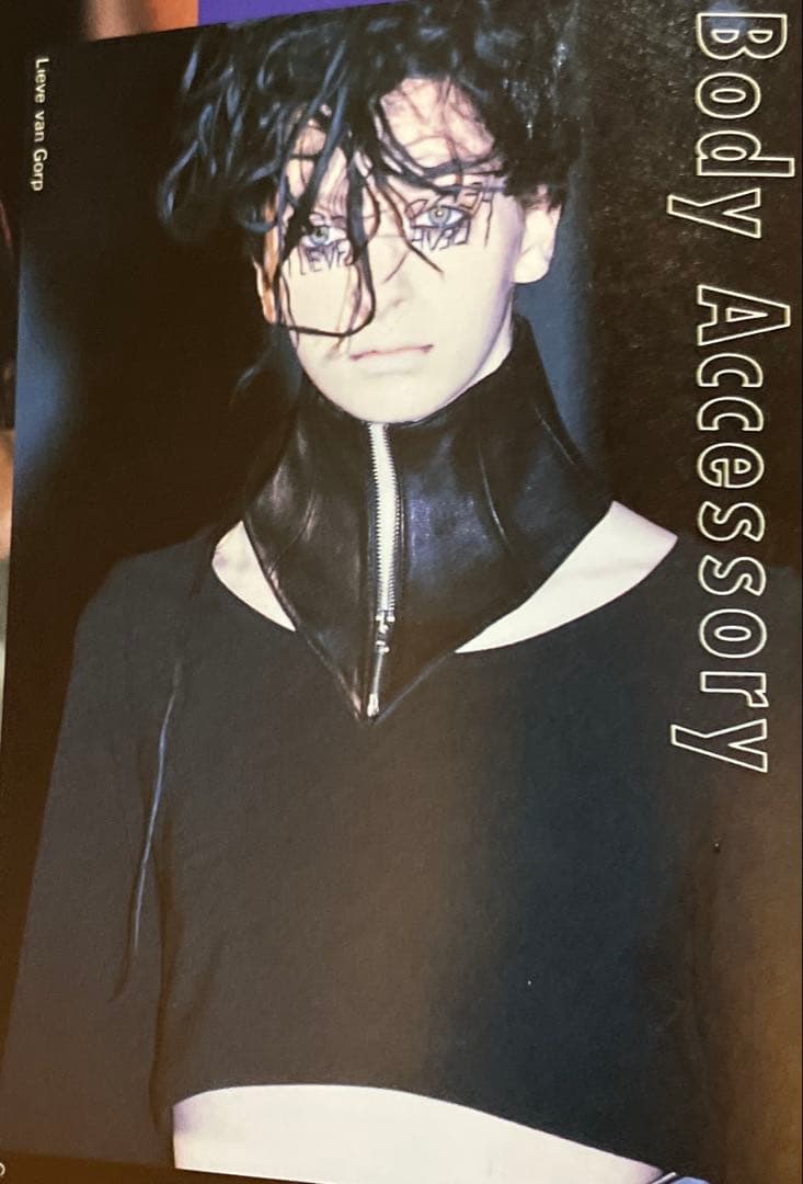 Lieve Van Gorp デッドストック90s蛇革ネックウォーマー希少美品