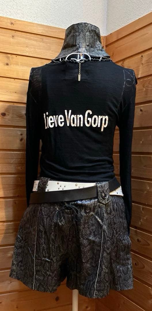 Lieve Van Gorp デッドストック90s蛇革ネックウォーマー希少美品