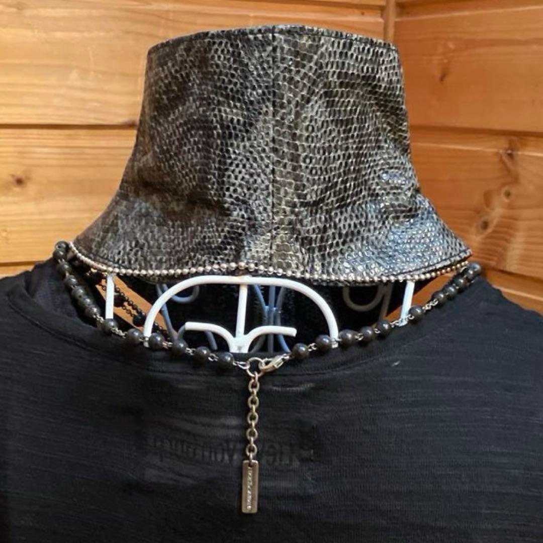 Lieve Van Gorp デッドストック90s蛇革ネックウォーマー希少美品