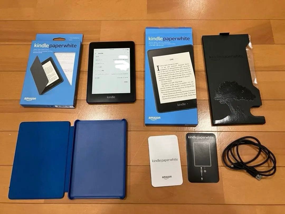 Kindle Paperwhite 10世代 32G 広告なし 防水 純正カバー