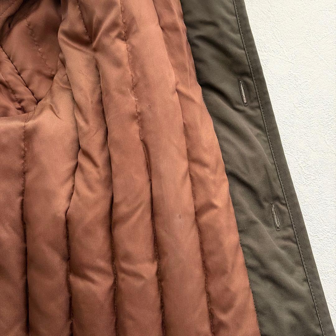 Theory セオリー リアルファー付き モッズコート S カーキ　中綿ライナー