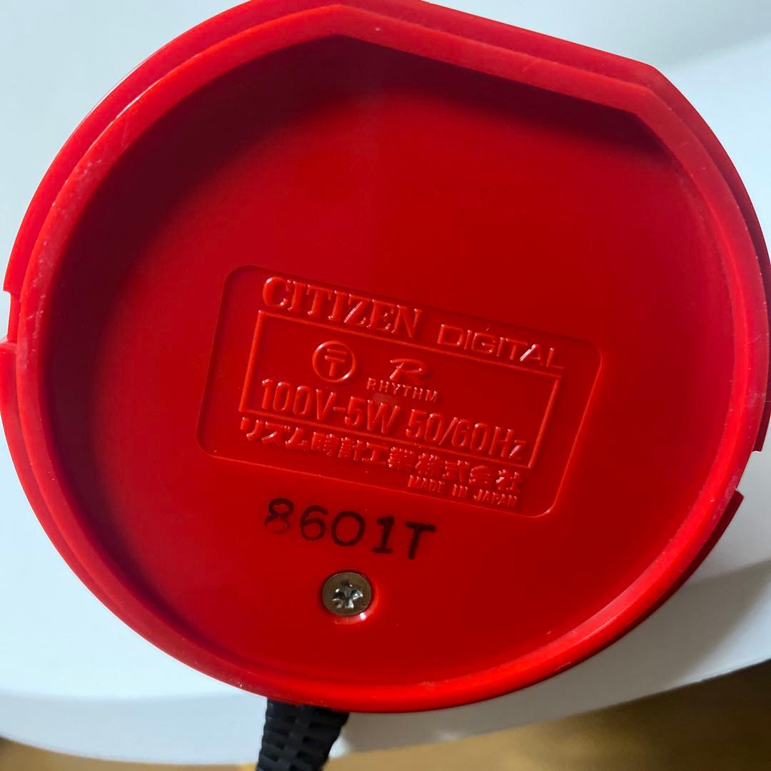 昭和レトロ シチズン デジタル クロック タイマー トワライト 置時計 目覚まし