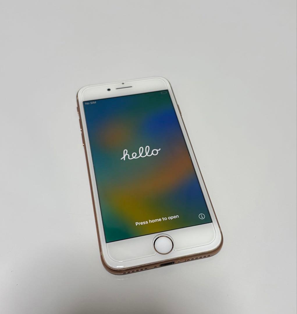 美品！iPhone8 ゴールド 本体 動作確認済み