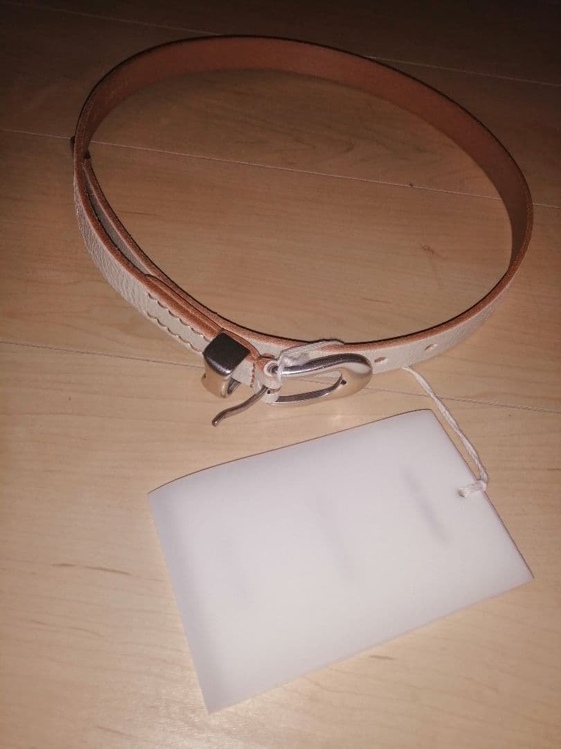 our legacy 2cm belt ホワイト　80