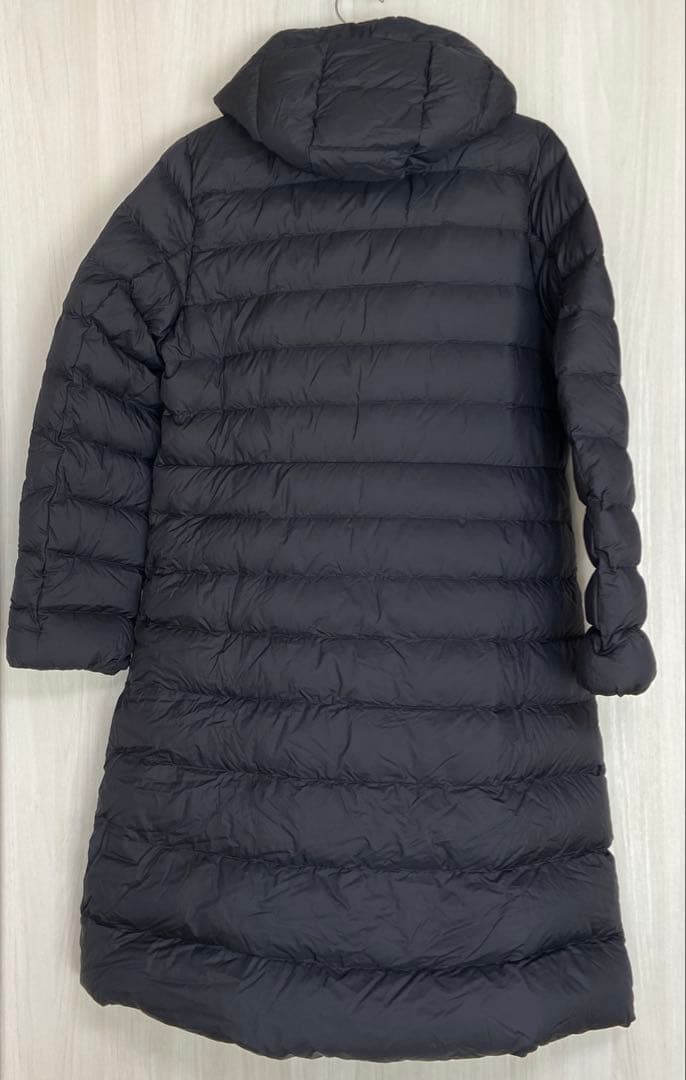 新品UNIQLO レディース　ライトダウン　ロングコート　L ブラック 黒　袋