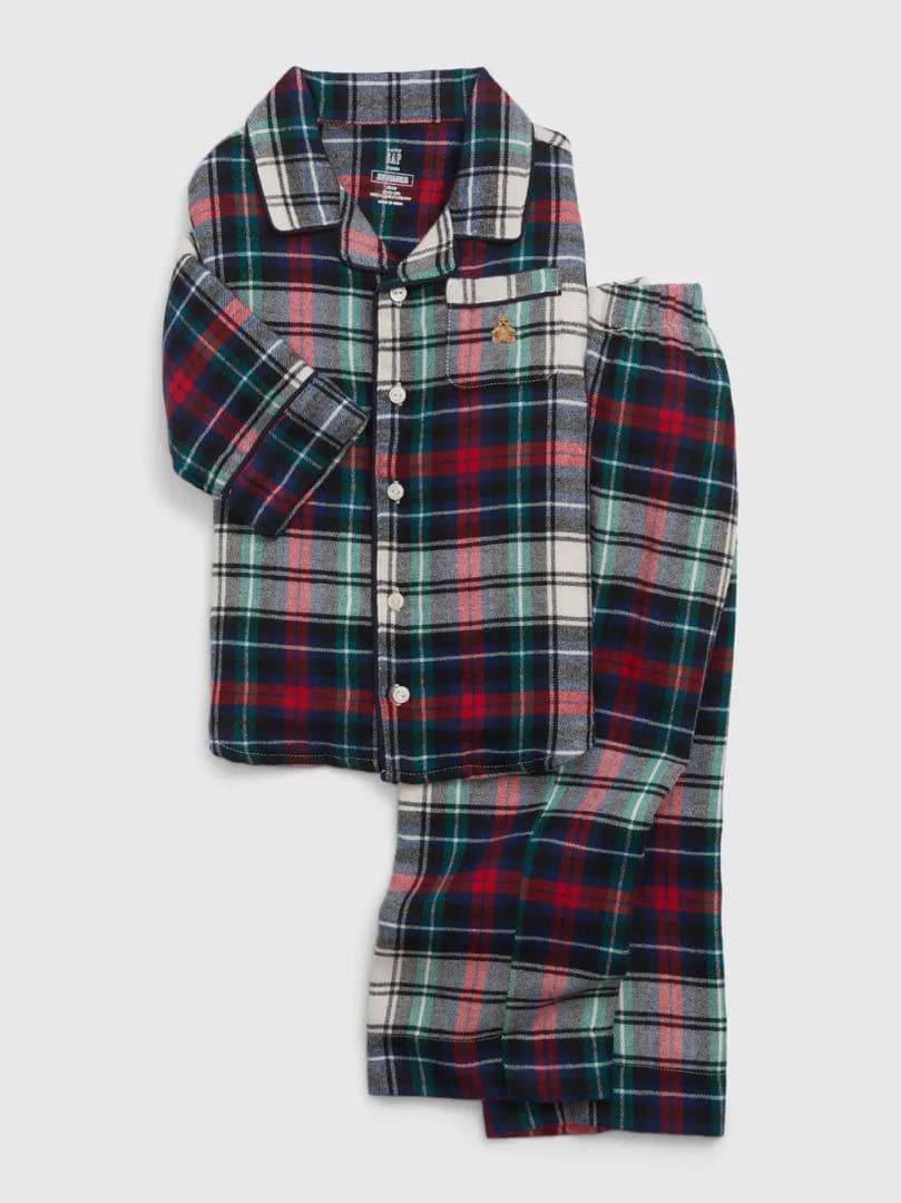 GAP フランネルパジャマ 家族分4着セット(160,150,110,95cm)