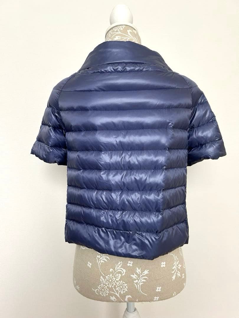 HERNO 5分丈　ショートダウンジャケット　リバーシブル