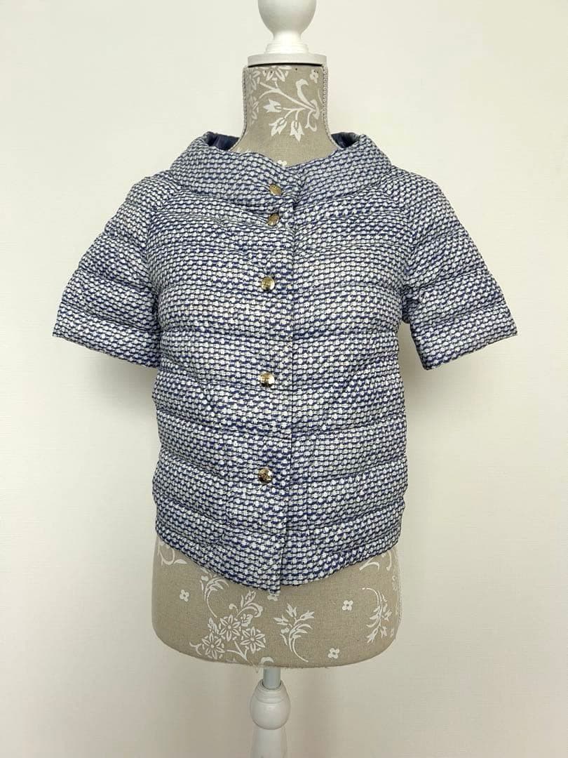 HERNO 5分丈　ショートダウンジャケット　リバーシブル