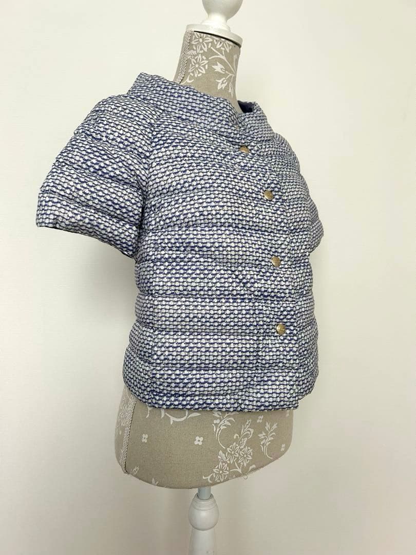 HERNO 5分丈　ショートダウンジャケット　リバーシブル