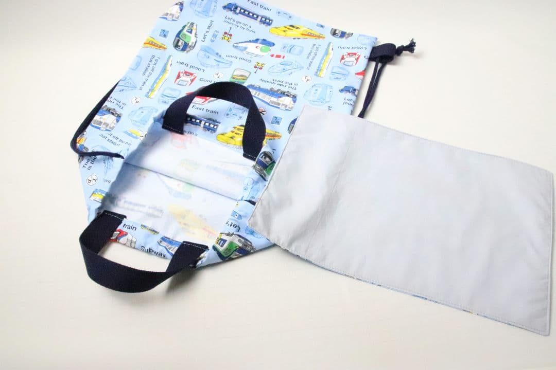 mm　シューズ袋2個、お着替え袋、レッスンバッグ、ランチョンマット