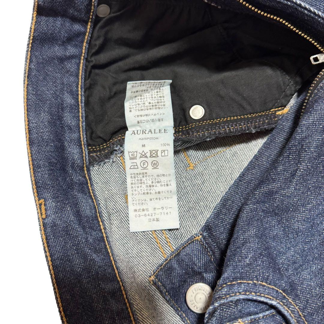 ✨美品✨　オーラリー　 HARD TWIST DENIM 5PPANTS 25