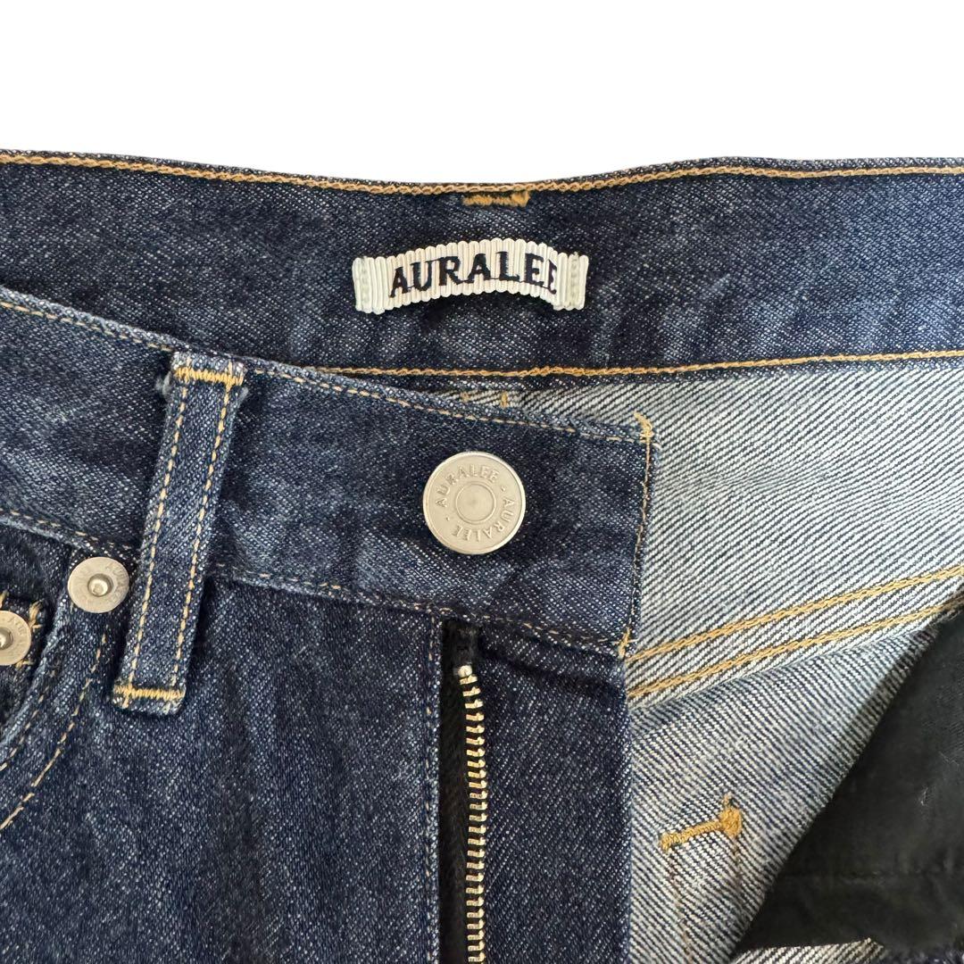 ✨美品✨　オーラリー　 HARD TWIST DENIM 5PPANTS 25