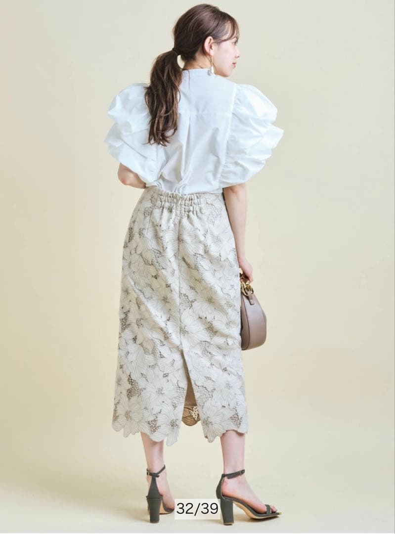 【タグ付き/新品】Mystrada レースタイトスカート CELFORD