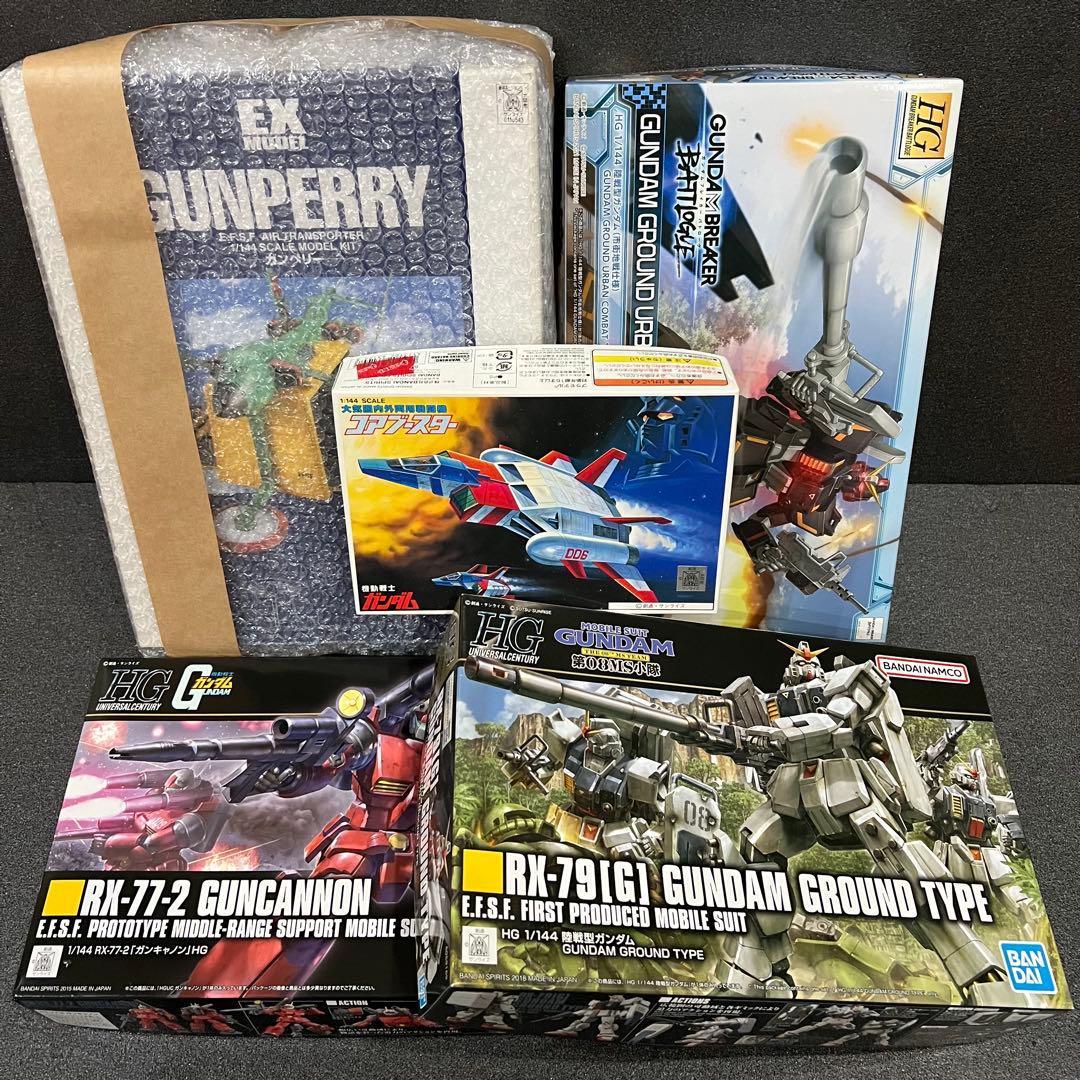 バンダイ　HG などガンプラ5種セット　まとめ売り