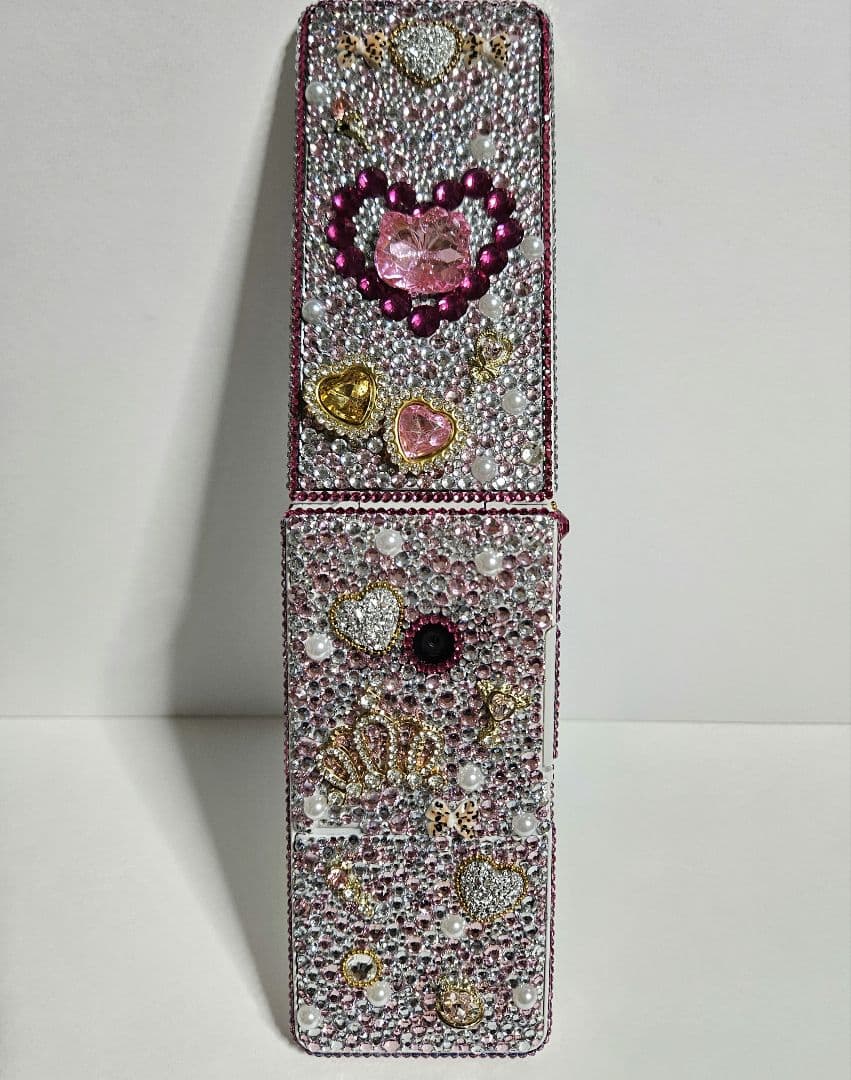 【ハート】デコ電/平成レトロ/ガラケー/ギャル/GAL/キティ/凸電