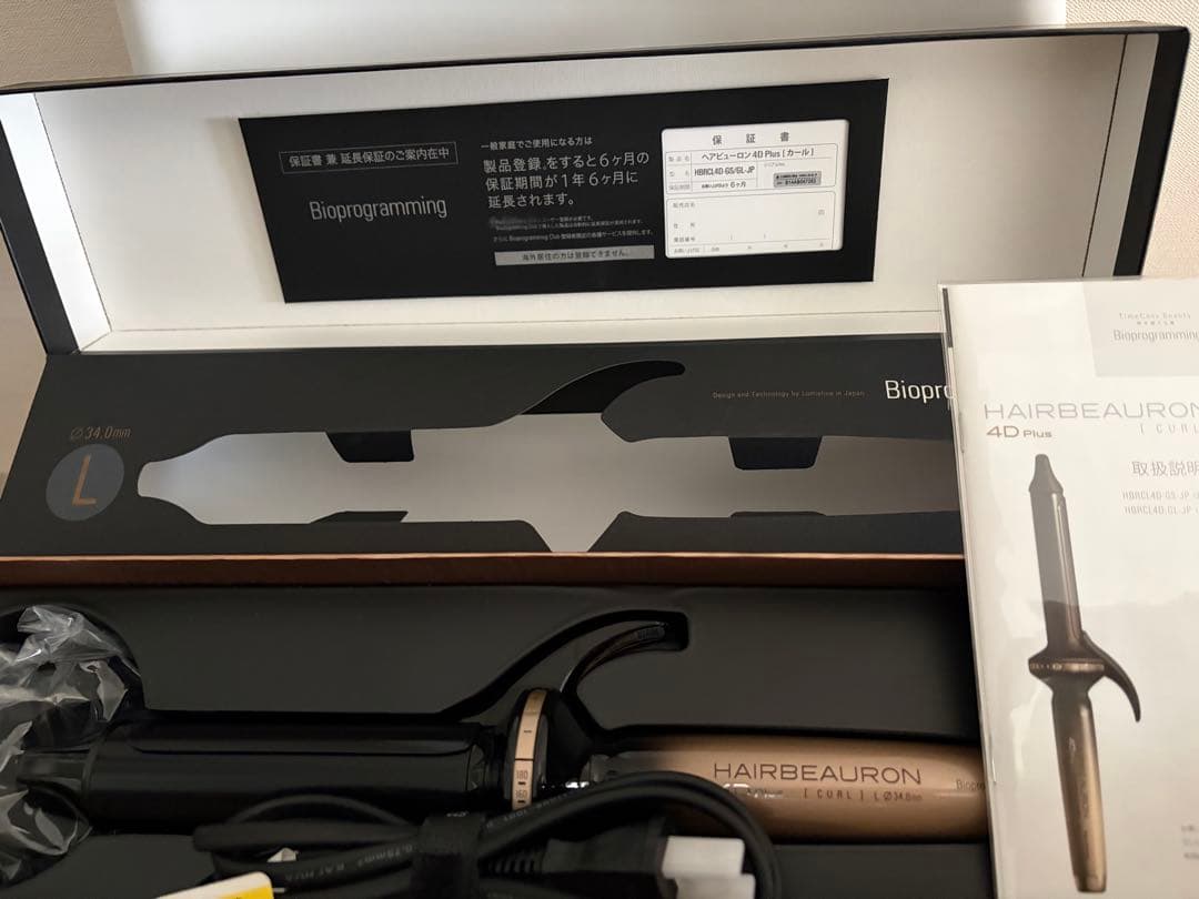 Bioprogramming ヘアビューロン 4Dplus Ltype 34mm