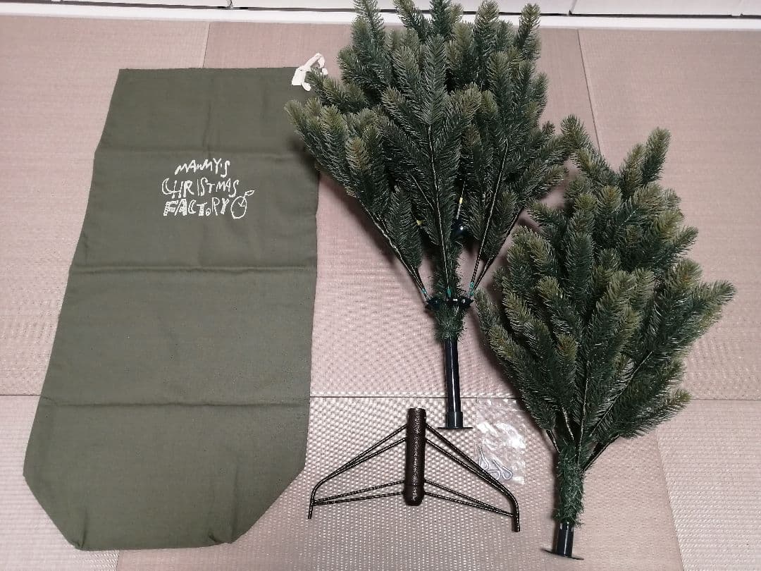 RS グローバルトレード・クリスマスツリー120cm　収納袋付き
