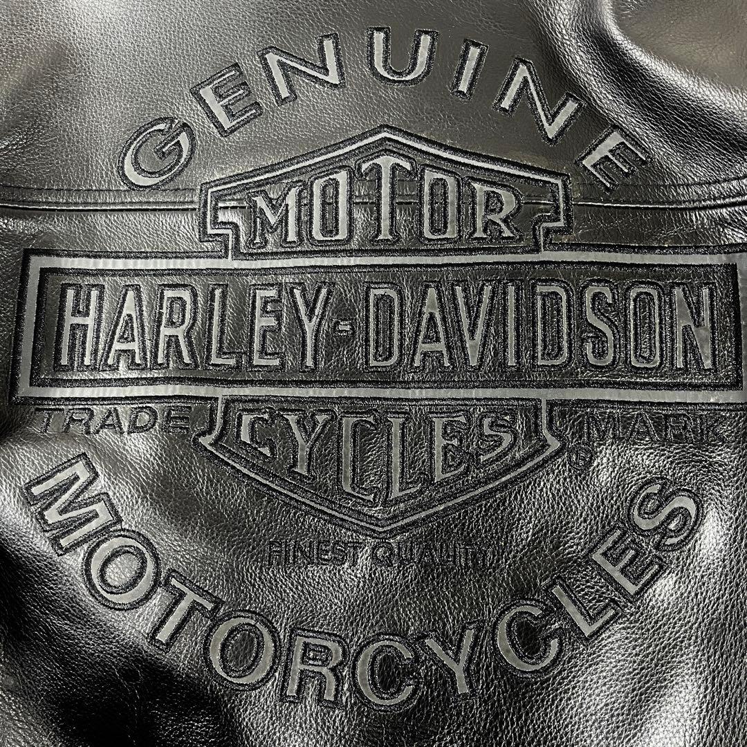 ✨美品 ハーレーダビットソン 希少モデル ライダースジャケット メッシュ 刺繍