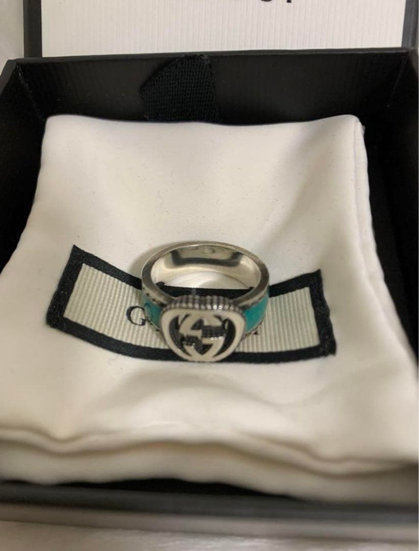 ほぼ未使用！GUCCI ターコイズ　リング