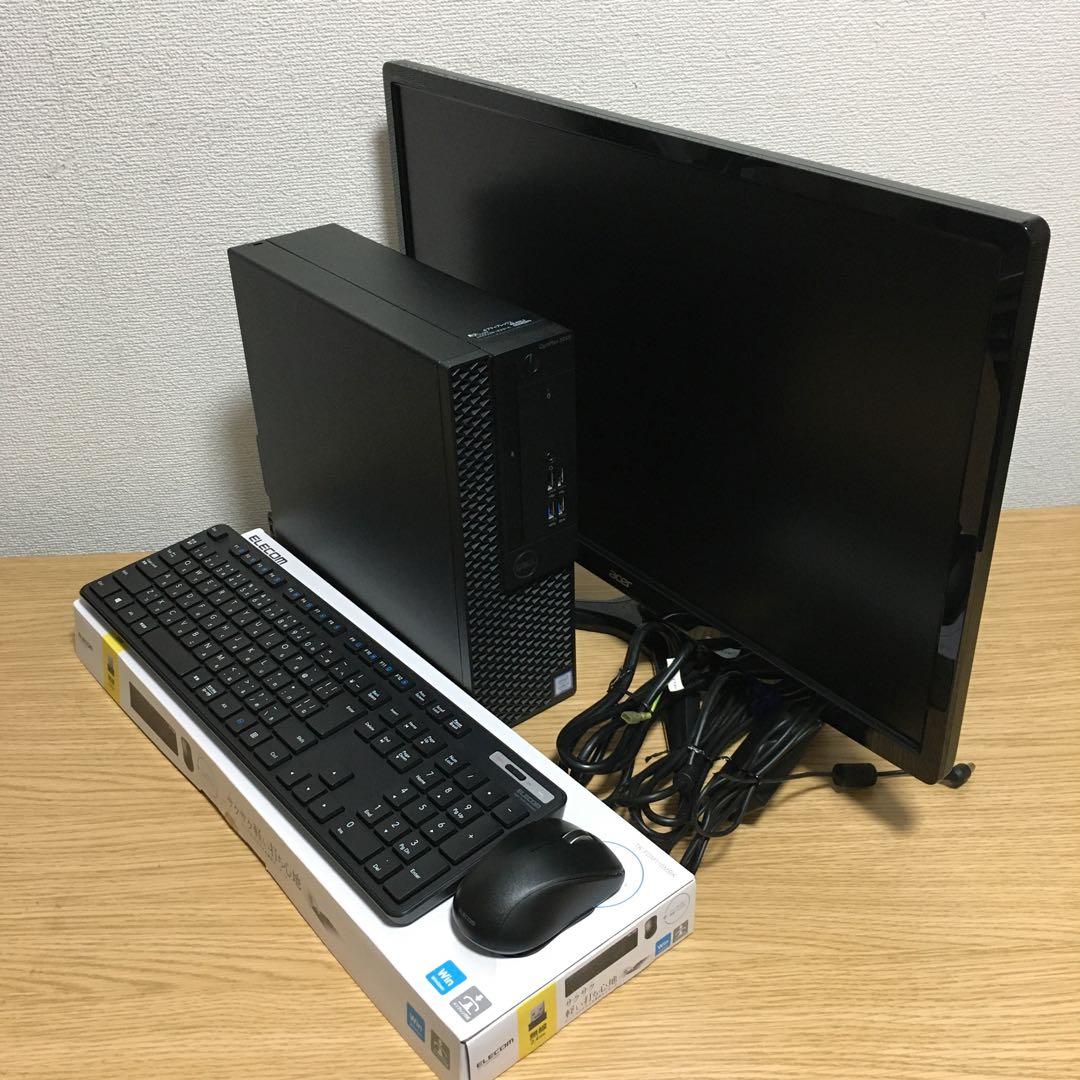 DELL OptiPlex Win11 強力デスクトップ 24’モニター 取説