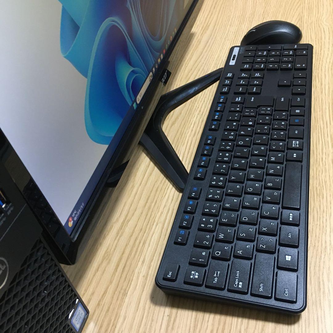 DELL OptiPlex Win11 強力デスクトップ 24’モニター 取説