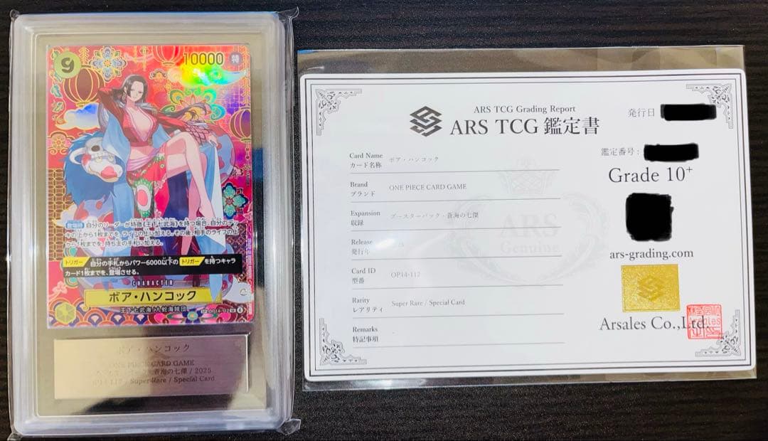 ARS10+ ボア・ハンコック 鑑定書付き SP