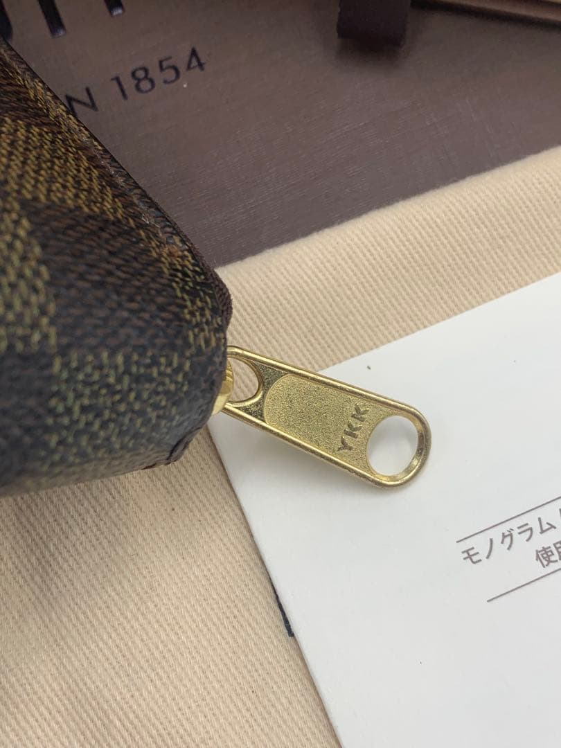 のぶひで ジッピーウォレット★ダミエ★ブラウン★長財布