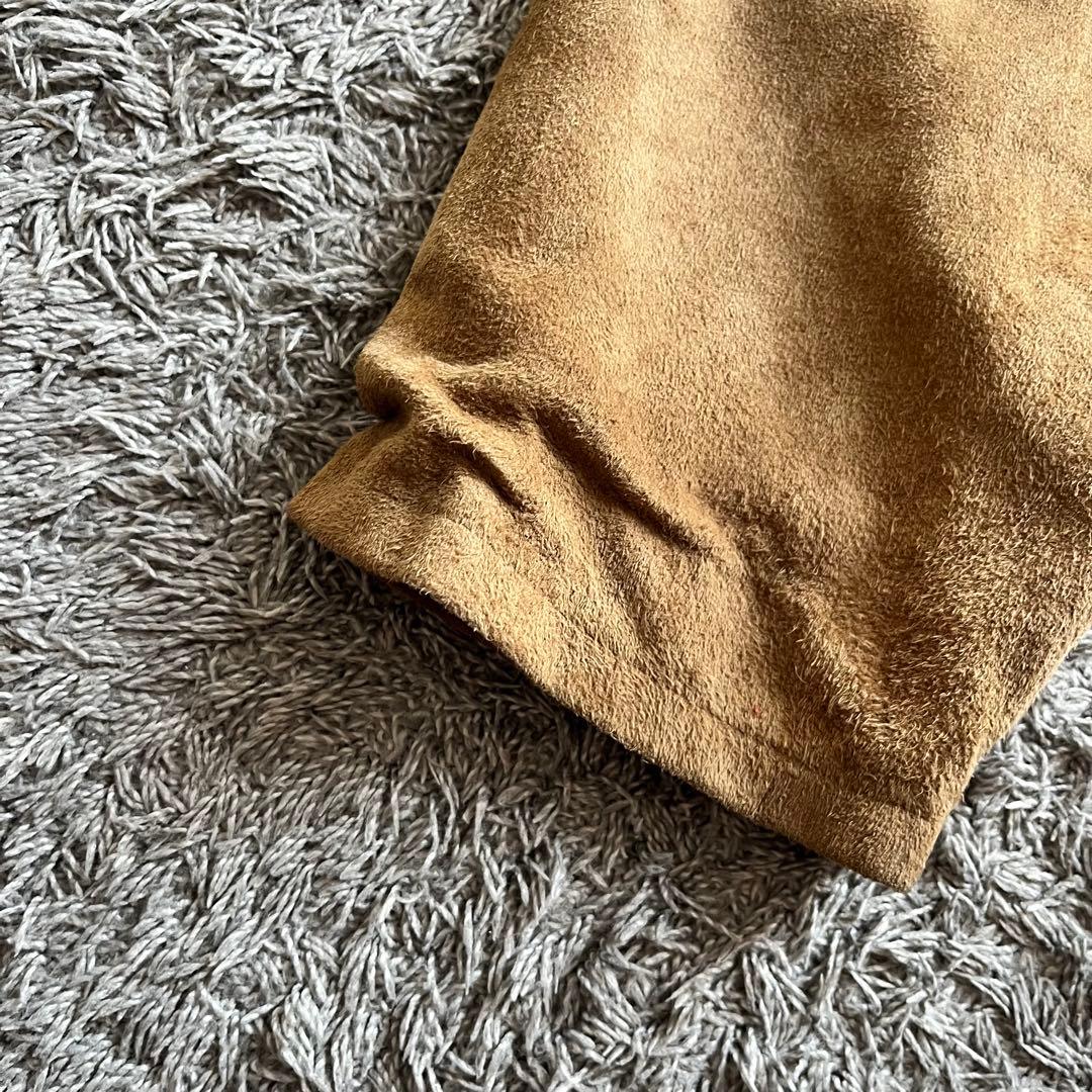 VAINL ARCHIVE/ヴァイナルアーカイブ　スウェード　プルオーバー　革