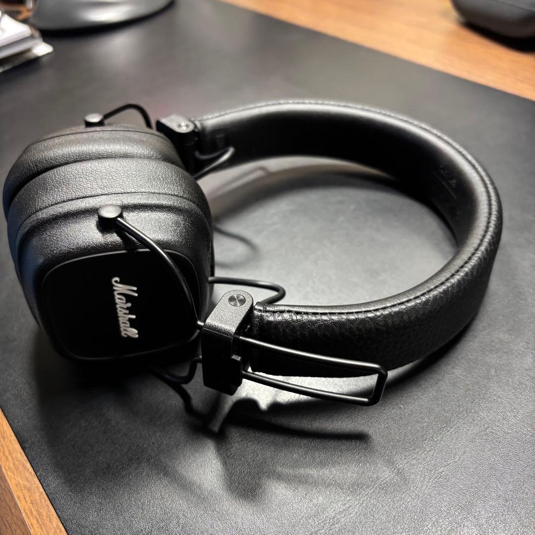 【美品】Marshall Major IV ブラック ヘッドフォン