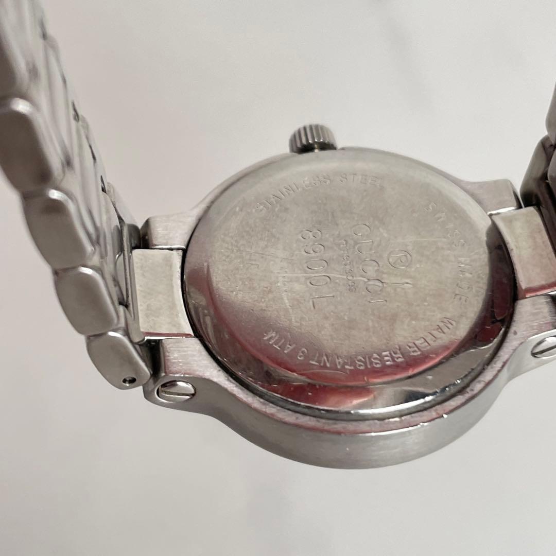 稼動品　GUCCI グッチ　8900L デイト　白文字盤　アラビア　腕時計