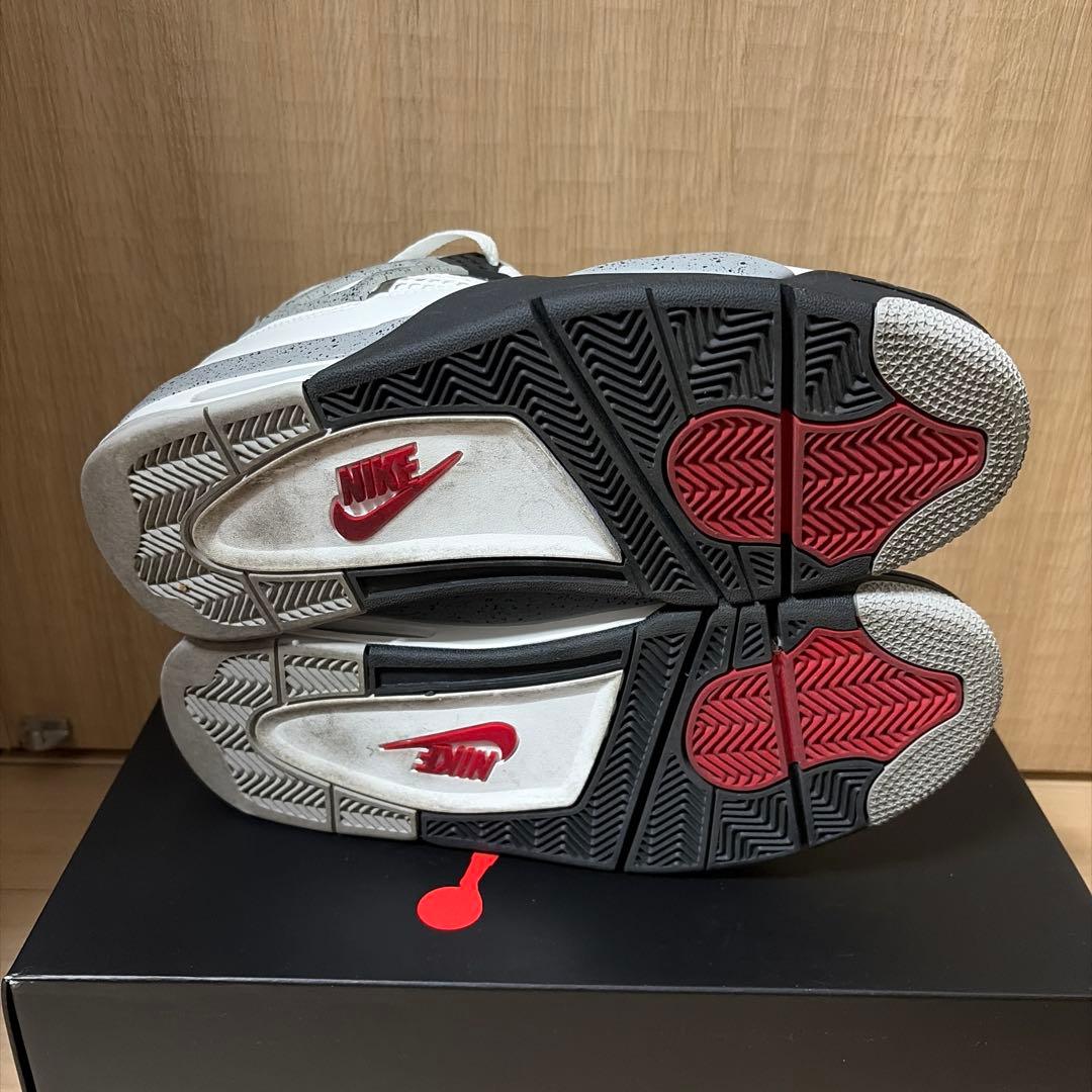 ナイキ エアジョーダン 4 \"ホワイト/セメント\" 27.5cm