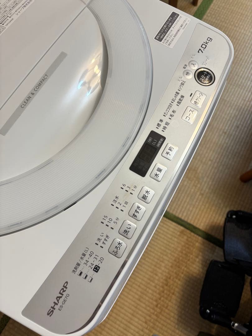 SHARP シャープ　洗濯機　ES-GE7G