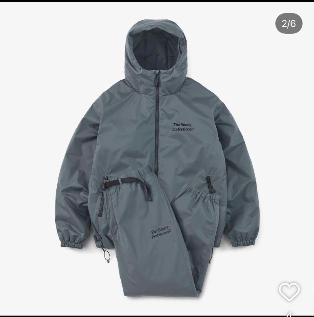 希少カラー　24aw ennoy PADDED SETUP (GRAY)