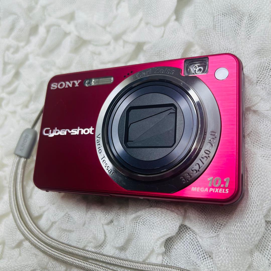 サイバーショットSONYソニーCyber-Shot DSC-W170 赤デジカメ