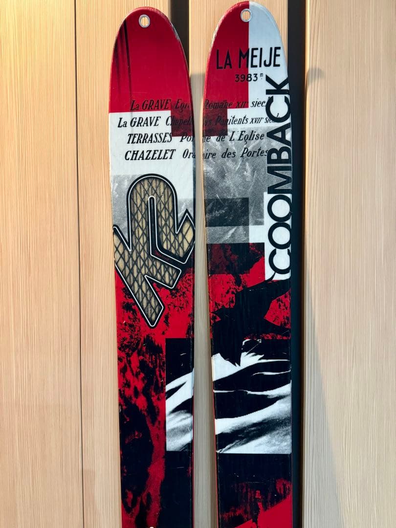K2 COOMBACK スキー板 バックカントリー ディアミール　ビンディング付