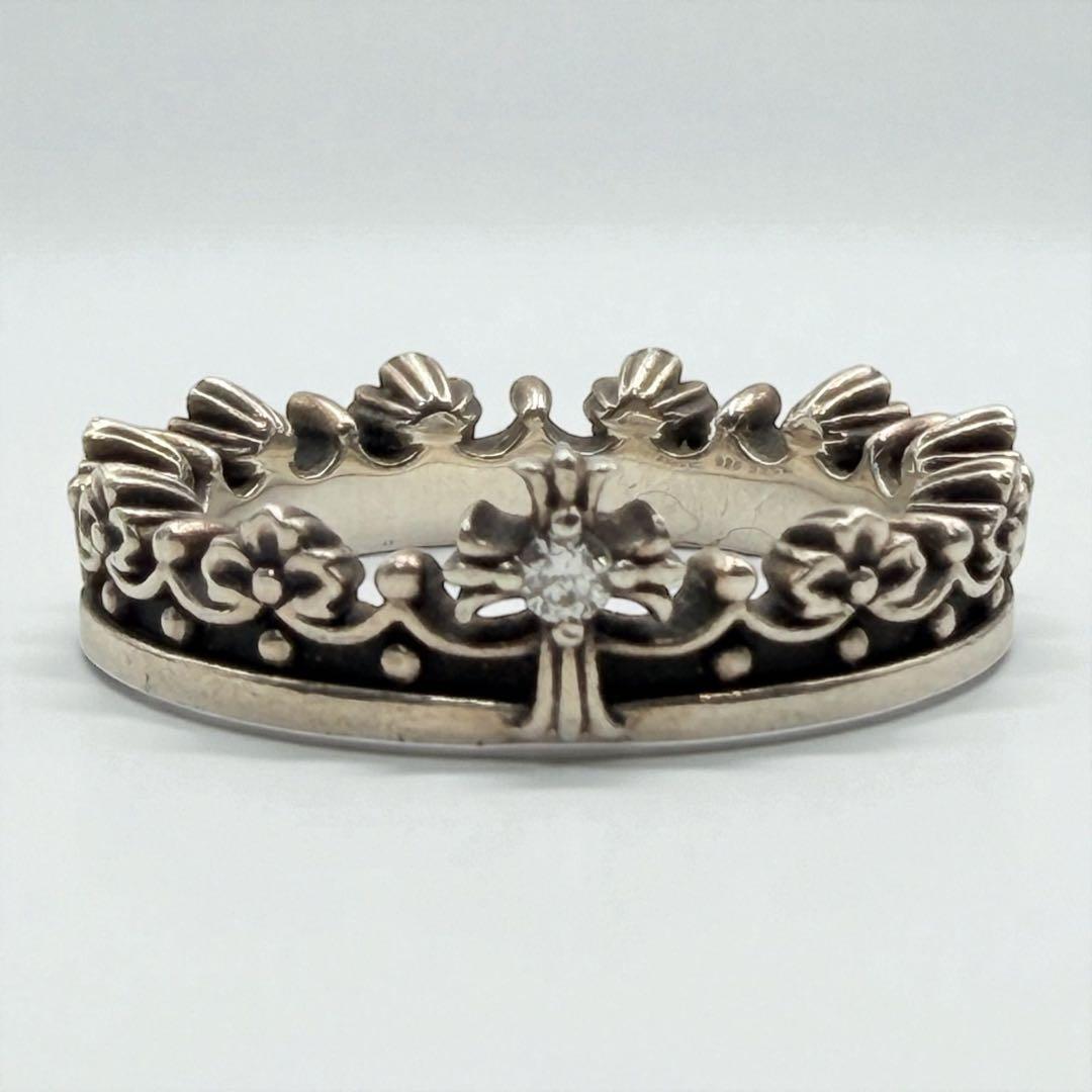 良品　ジャスティンデイビス　CORONATION 9号　クロス　十字架　リング